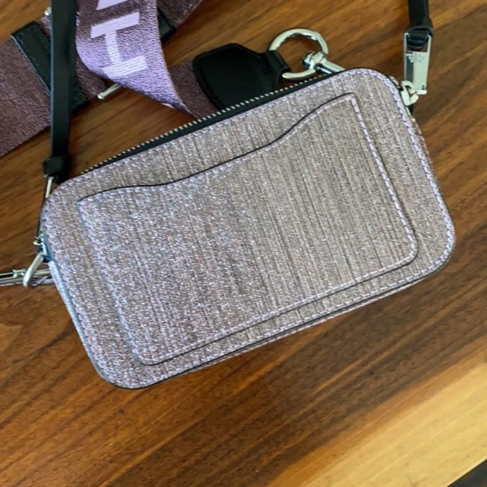 Marc Jacobs Glittery Pink Snapshot Bag - Picture 2 of 15